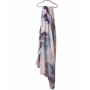 Oversized Lightweight Floral Scarf